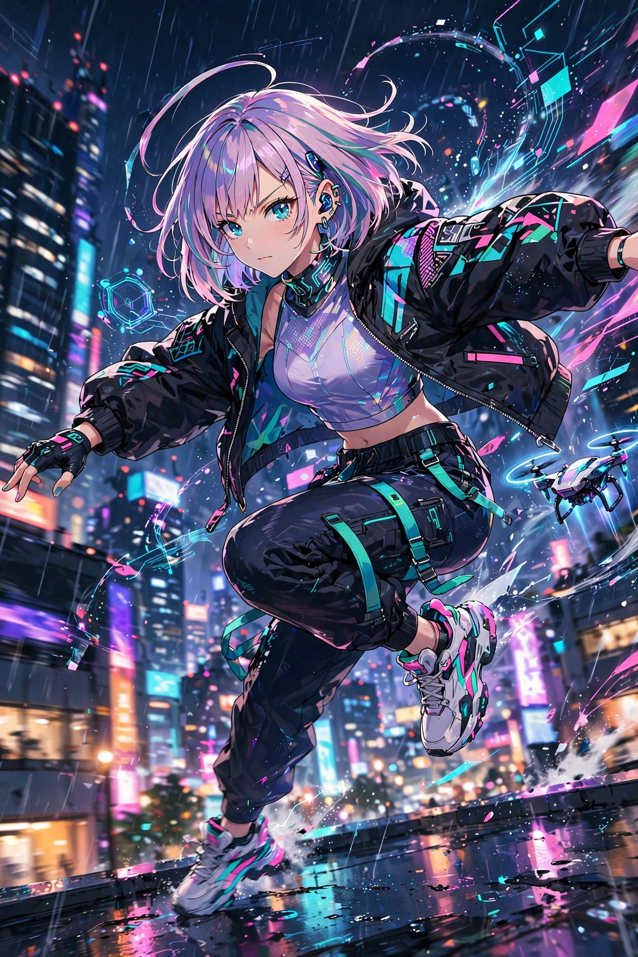 Contemporary anime editorial artwork