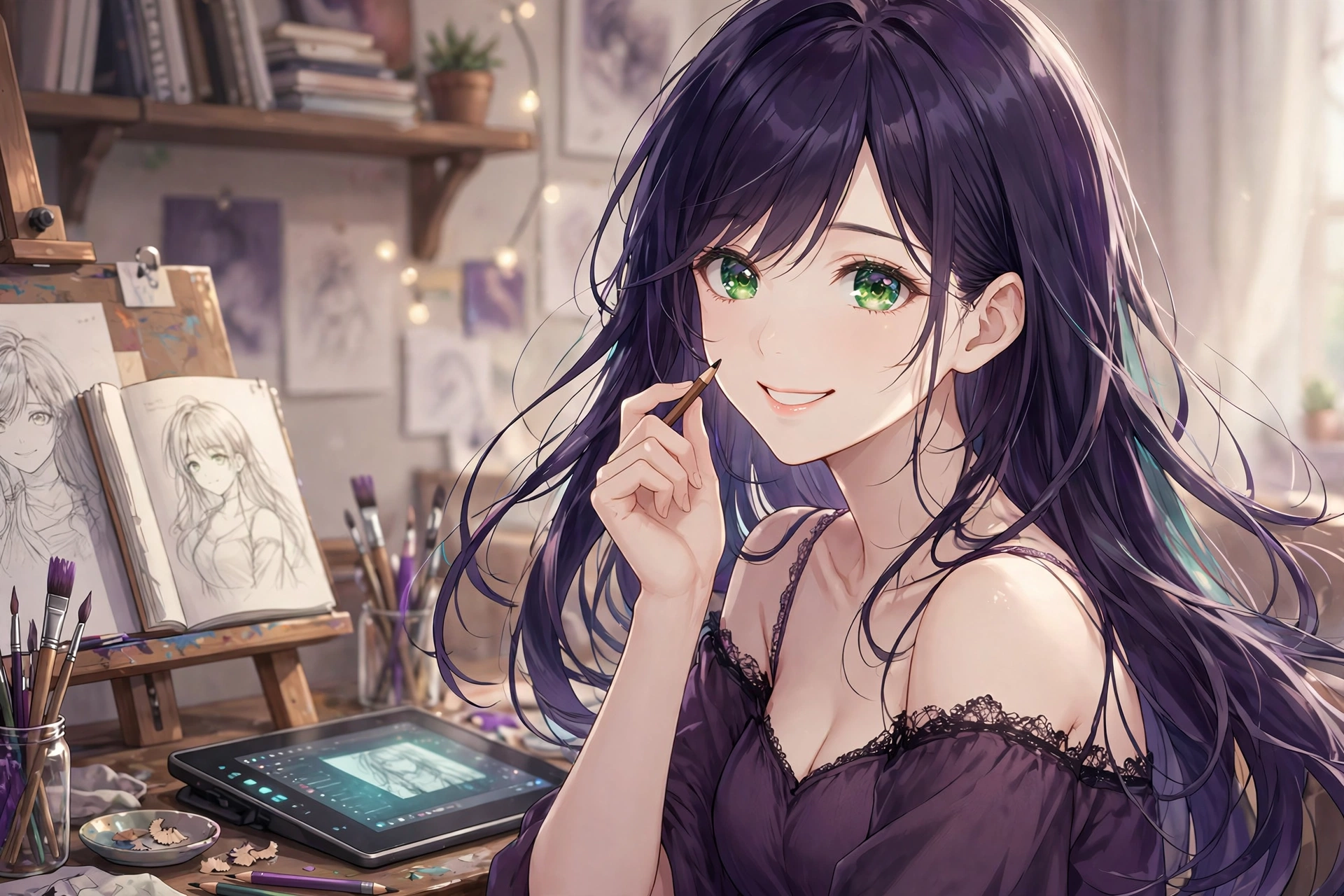 Best Anime Fan Artist editorial artwork
