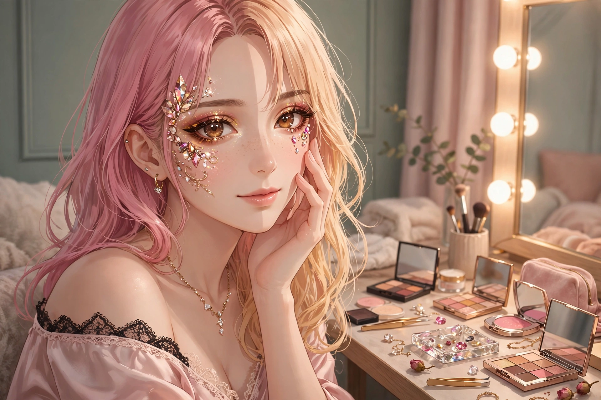 Best Makeup Transformation editorial artwork