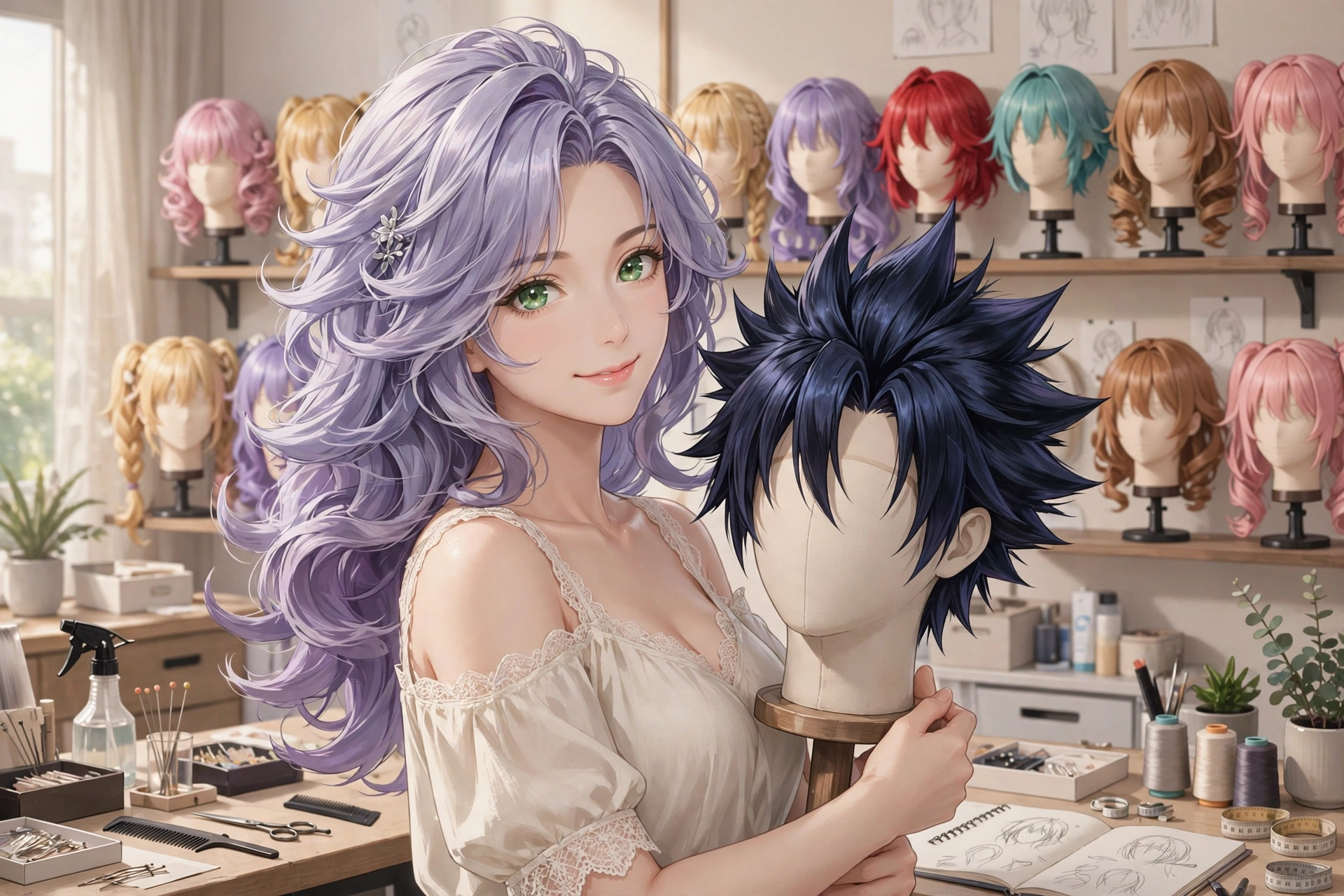Best Wig Styling editorial artwork