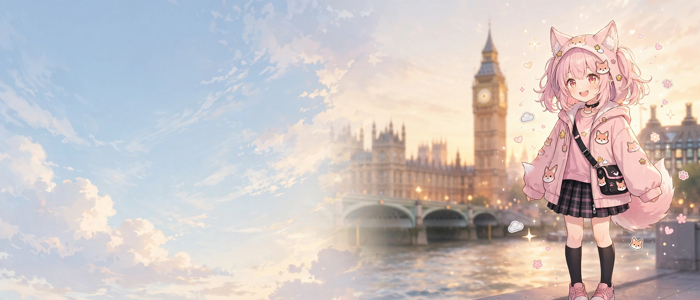 RepHear community illustration over the London skyline